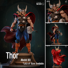 Listing image for THOR Resin Figure Statue Model Marvel God Warrior Mythology Display Collectible
