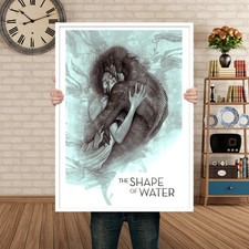 Listing image for Shape of Water Wall Art Poster Size A3