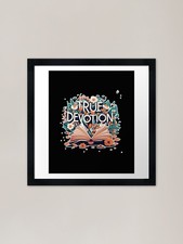 Listing image for True Devotion Framed Art Print Framed Wall Art Poster Canvas Print Picture