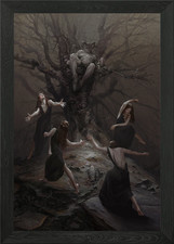 Listing image for Witches Sabbath Framed Wall Art Poster Canvas Print Picture