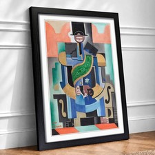 Listing image for African King Josef Capek Framed Wall Art Large Canvas Print Home Decor Picture