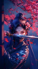 Listing image for Japanese Women Culture Modern Asia Home Decor Wall Art Framed Canvas Pictures