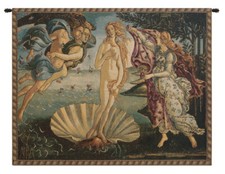 Listing image for Birth of Venus Botticelli Italian Tapestry Wall Art Jacquard Woven Home Decor