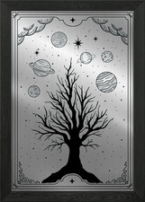 Listing image for mystical sacred tree Framed Wall Art Poster Canvas Print Picture