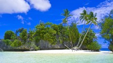 Listing image for Rock Islands Republic of Palau Art Print Poster Wall Decor Vintage Piece Home Ac