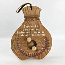 Listing image for Vintage Finland Wooden Kantele Lyre Folk Instrument Decorative Wall Hanging