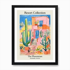 Listing image for Poster Of The Phoenician Scottsda Framed Wall Art Poster Canvas Print Picture