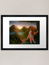 Listing image for Alula Framed Art Print Framed Wall Art Poster Canvas Print Picture
