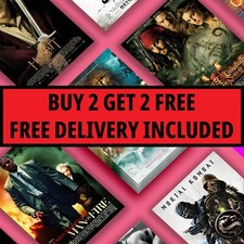 Listing image for Popular Great Movie Posters Cinema Wall Art Film Poster Prints Collection 2