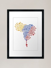Listing image for Venezuelan roots Framed Art Print Framed Wall Art Poster Canvas Print Picture