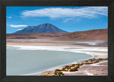 Listing image for andean laguna Framed Wall Art Poster Canvas Print Picture