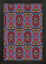 Listing image for dayak borneo pattern Framed Wall Art Poster Canvas Print Picture