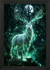 Listing image for Forest Spirit of Renewal Framed Wall Art Poster Canvas Print Picture