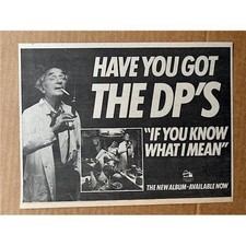 Listing image for THE DP'S (DEPRESSIONS) IF YOU KNOW WHAT I MEAN MEMORABILIA original PUNK music p