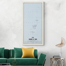 Listing image for 1969 Kingdom of Tonga Map – Polynesian Island Geography & Cultural History