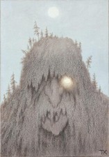 Listing image for Forest Troll – Theodor Kittelsen 1906 Nordic Folklore Illustration Art Print