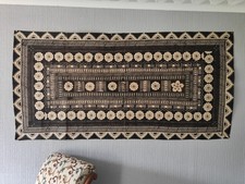 Listing image for Vintage Tapa Cloth Wall Hanging Tribal Oceanic Art