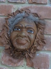 Listing image for Leather Mask-African Face/Head-Hand Made-New-from S.Africa-Collectible-all Sizes