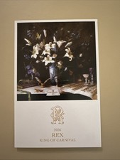 Listing image for 2026 Rex King of Carnival Invitation (5 Pack) New Orleans Mardi Gras Collectible
