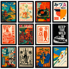 Listing image for World Culture Poster A3 A4 A5 Artistic Wall Art Print with Global Traditions