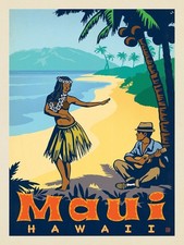 Listing image for Hawaii Maui Poster, Travel Wall Art No Frame, Home Decor