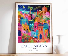 Listing image for 7 Saudi Arabia Print, Saudi Arabia Travel Poster, Saudi Arabia Poster, Islamic D