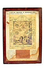 Listing image for Vintage Shahnameh Firdausi Print Persian Art Framed Yazdan Stores Advertising