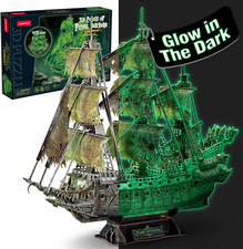 Listing image for 3D Flying Dutchman Adults Puzzle Haunted Pirate Ghost Ship Model Kit Luminous