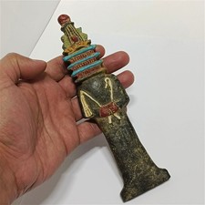 Listing image for Handmade Egyptian Djed Pillar Wall Hanging Ancient Osiris Symbol Cultural Decor