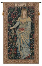 Listing image for The Flora Mythological Belgian Tapestry Wall Art Hanging Decor (New) 39x22 inch