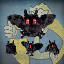 Listing image for Fallout Mothman Plushie Stuffed Animal Collectible