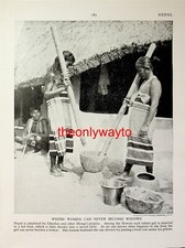 Listing image for Newar Women Of Nepal (Tibetan Porters On Reverse), Book Illustration (Print)