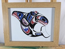 Listing image for RICHARD SHORTY “KILLER WHALE DESIGN” NORTHWEST COAST FIRST NATIONS ART PRINT