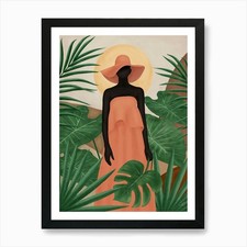 Listing image for Pretty Wild Woman Art Print Framed Wall Art Poster Canvas Print Picture