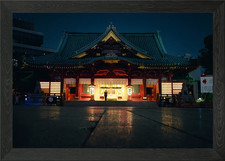 Listing image for Japanese shrine Framed Wall Art Poster Canvas Print Picture