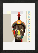Listing image for yoruba oduduwa Framed Wall Art Poster Canvas Print Picture