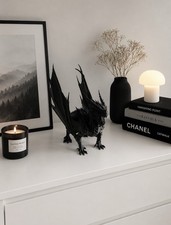 Listing image for Black Dragon Figure 9cm Fantasy Dragon Collectible Home Decor Mini