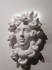 Listing image for Elegant Medusa Wall Art Hanging Greek Mythology Decor Sculpture