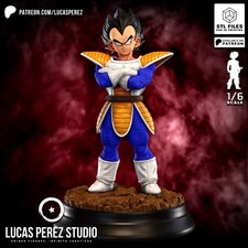 Listing image for Vegeta Dragon Ball Collectible Figure 3d Printed and Painted 1/6 Scale Statue