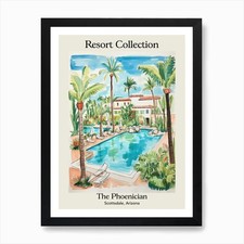 Listing image for Poster Of The Phoenician Scottsda Framed Wall Art Poster Canvas Print Picture