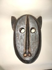 Listing image for vintage African Burkina Faso large ritual senufo singe / monkey mask heavy item