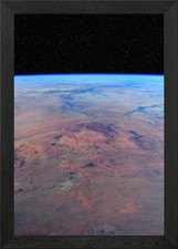 Listing image for South Sudan from Space Framed Wall Art Poster Canvas Print Picture