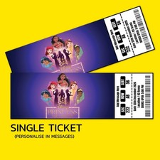 Listing image for Disney Princess The Concert Personalised Souvenir Memorabilia Mock Ticket