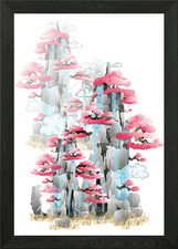 Listing image for Sacred Mountain Framed Wall Art Poster Canvas Print Picture