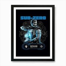 Listing image for Sub - Zero For The Jinn Art Print Framed Wall Art Poster Canvas Print Picture