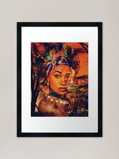 Listing image for African spirit Framed Art Print Framed Wall Art Poster Canvas Print Picture