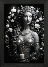 Listing image for Aphrodite Framed Wall Art Poster Canvas Print Picture