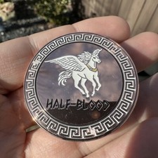 Listing image for TiBS Greek Mythology Half-Blood Shield Enamel Pin