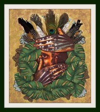 Listing image for Tribal, Nature, Shaman Woman Art Print