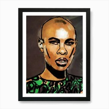 Listing image for Skin of Skunk Anansie Art Print Framed Wall Art Poster Canvas Print Picture